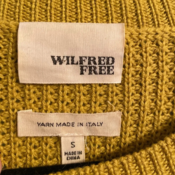 Aritzia Wilfred Free women’s crew neck sweater-small 100% wool-great condition - Picture 2 of 6
